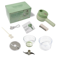 4 in 1 Handheld Electric Vegetable Cutter | قطاعة خضار كهربائية 4 في 1